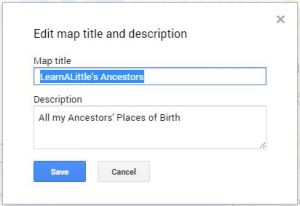 Googlemaps Changing the Title